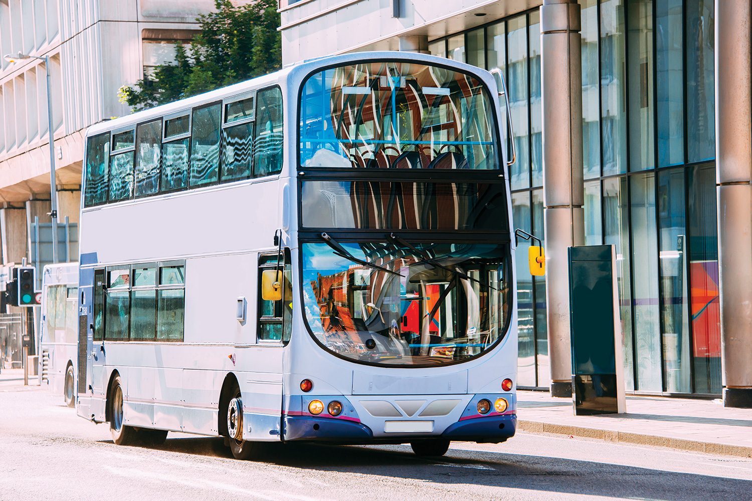 bus on high street